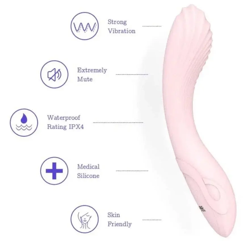 Вибратор для точки G с гибким корпусом - DryWell G-Spot