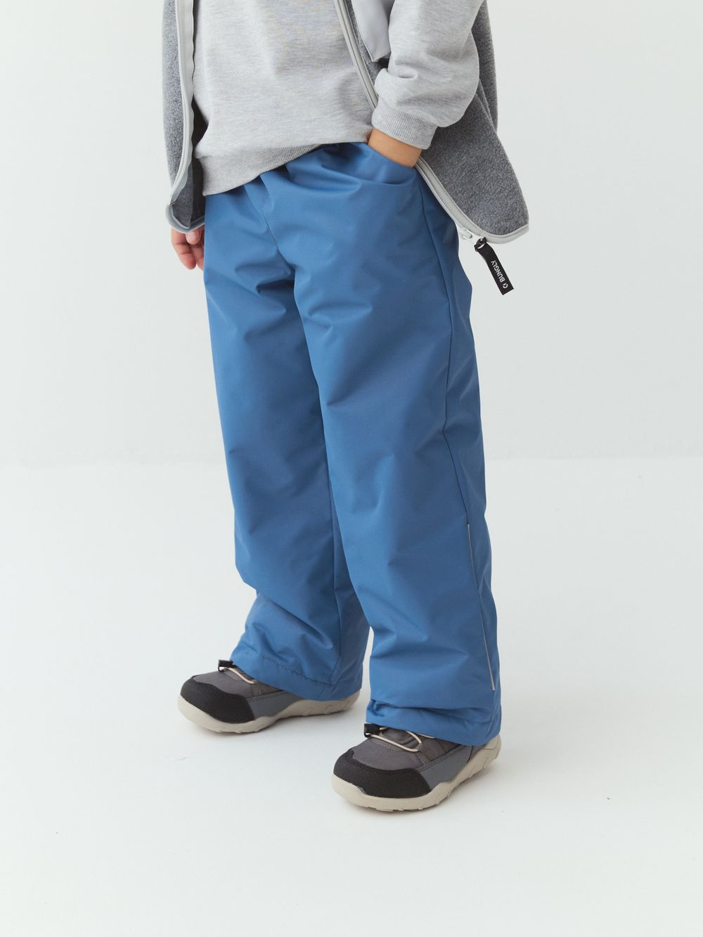 Брюки демисезонные "Деним" с утеплителем