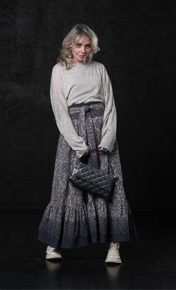 Юбка с орнаментом+ кушак