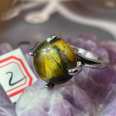 31839 Тигровый глаз Кольцо 18р