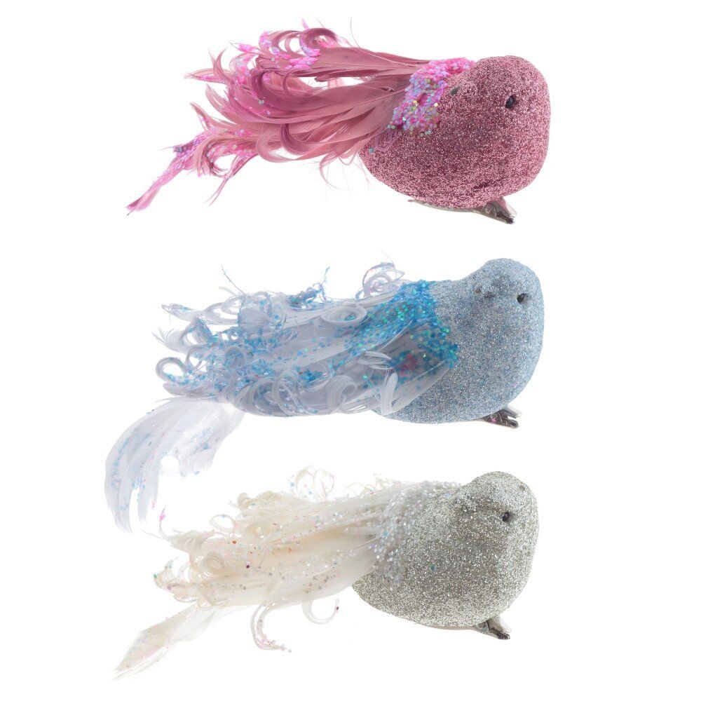 GAEM Изделие декоративное "Птичка", L15 W8 H5 см, 3в.