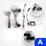 Магнитола для Ford Fiesta MK6 2008-2012 (красный БК, рамка тип 1) - FarCar монитор 12.3" 2K QLED на Android 14, TS10, CarPlay, 4G SIM-слот