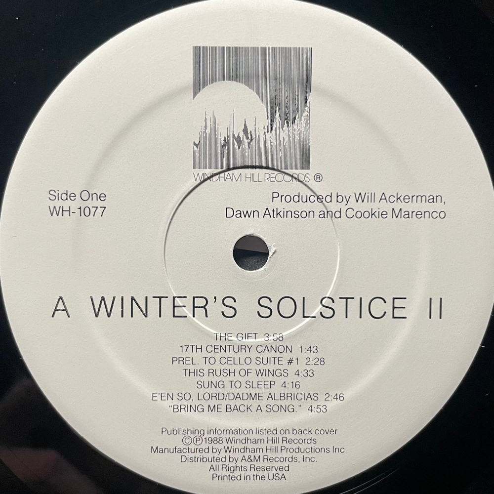 Windham Hill Artists ‎– A Winter's Solstice II (США 1988г.)