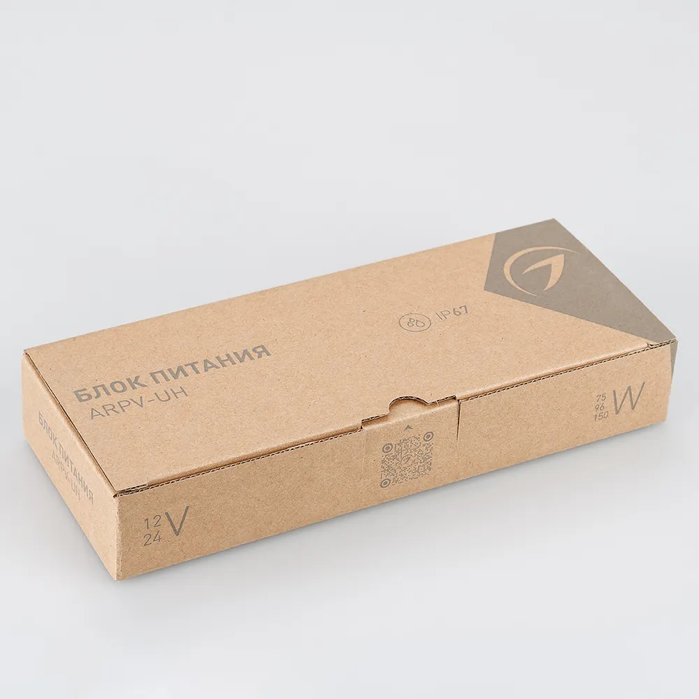 Блок питания ARPV-UH12100-PFC (12V, 8.0A, 96W) (Arlight, IP67 Металл, 7 лет) 024267