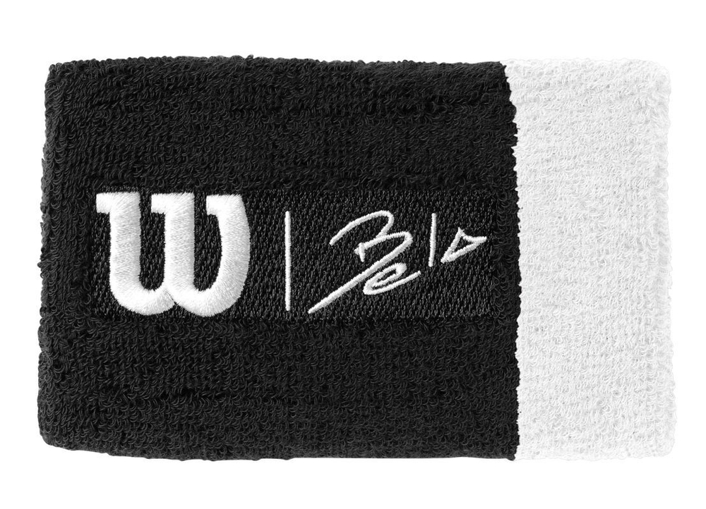 Теннисные напульсники Wilson Bela Extra Wide Wirstband II