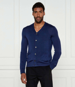 Шерстяной кардиган Dsquared2 - темно-синий(S74HA1443 S18310)