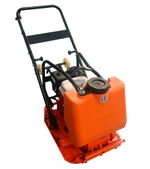 Виброплита бензиновая GROST VH-90H - [87 кг / 15 кН / Honda GX160]