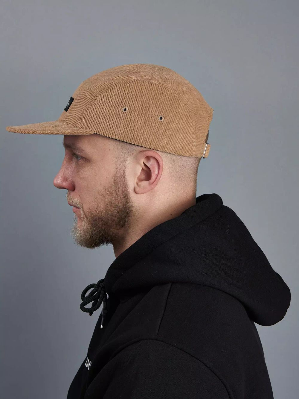 Кепка Antisocial 5 panel Velvet Бежевая