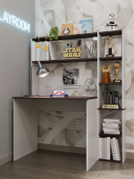 Стол письменный, стол компьютерный, белый,120х60