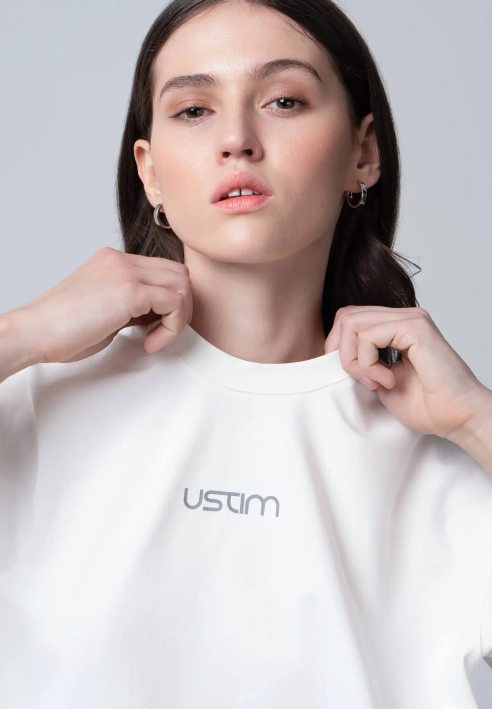 Ustim Футболка оверсайз, молочный