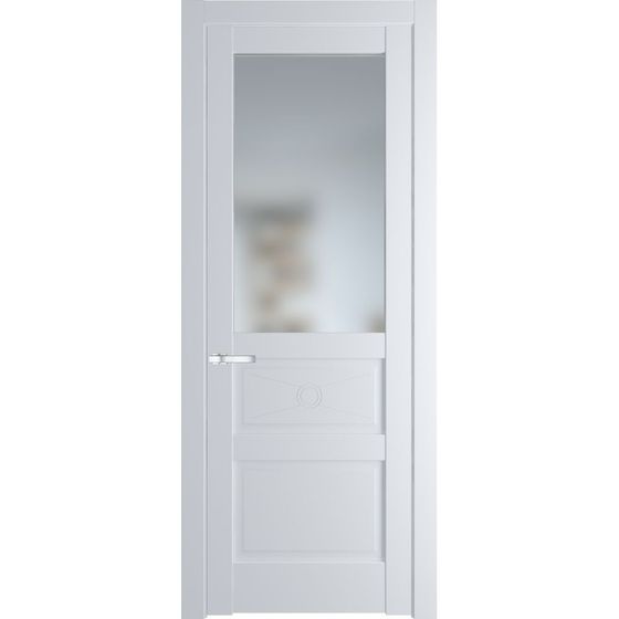 Межкомнатная дверь эмаль Profil Doors 1.5.2PM вайт остеклённая