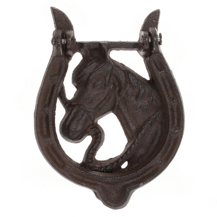 GAEM Дверной молоток "Лошадь", L11,5 W2,5 H16 см