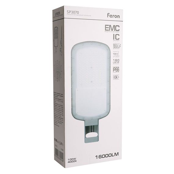 Уличный консольный светодиодный светильник Feron SP3077 51808