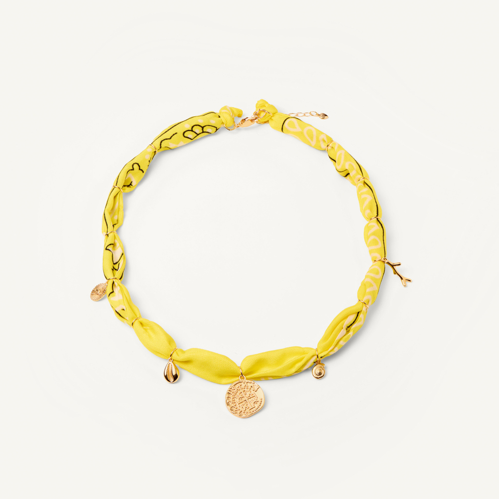 Колье Bandana Necklace - Yellow