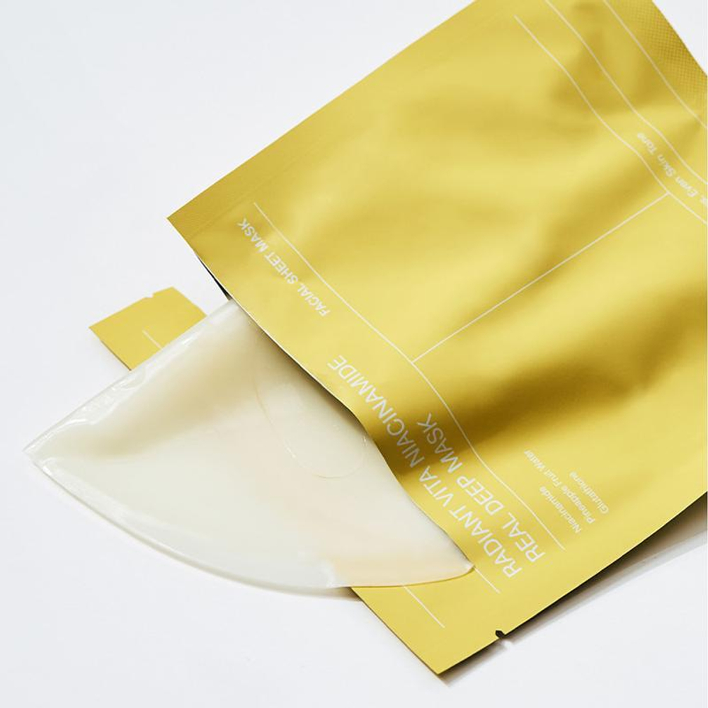 Biodance Ночная гидрогелевая маска с Ниацинамидом Radiant Vita Niacinamide Real Deep Mask 34 гр