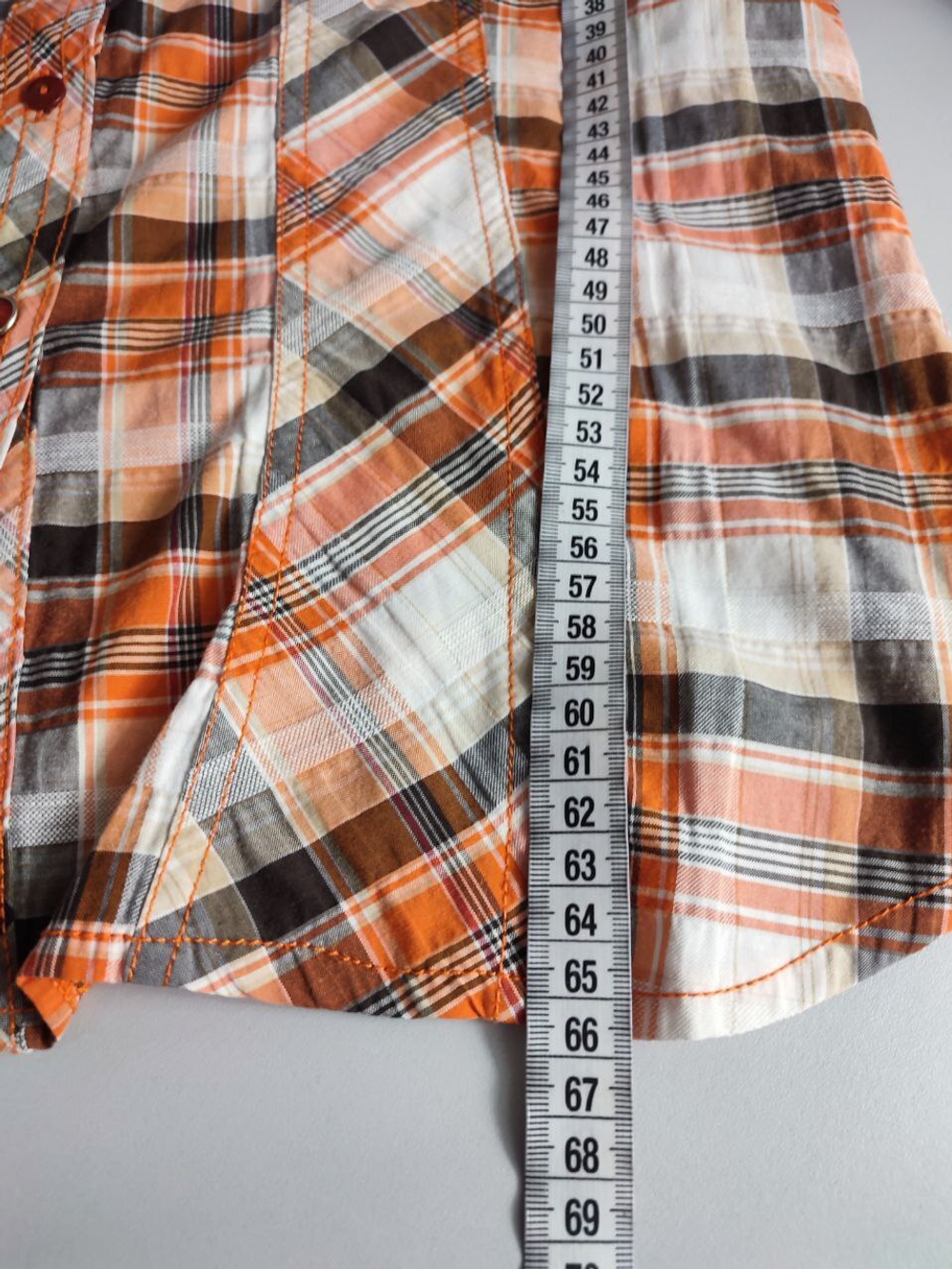 Блузка Designers в клетку 50 размер