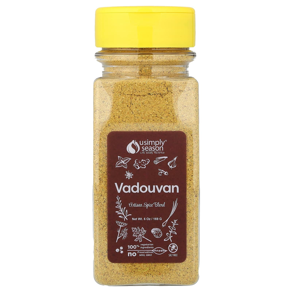 USimplySeason, Смесь специй Artisan, Vadouvan, 169 г (6 унций)