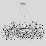 721384 Люстра EXTRA 8х5W(led) G9 ХРОМ