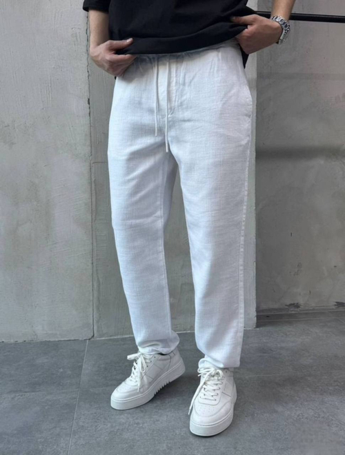 ЛЬняные брюки мужские