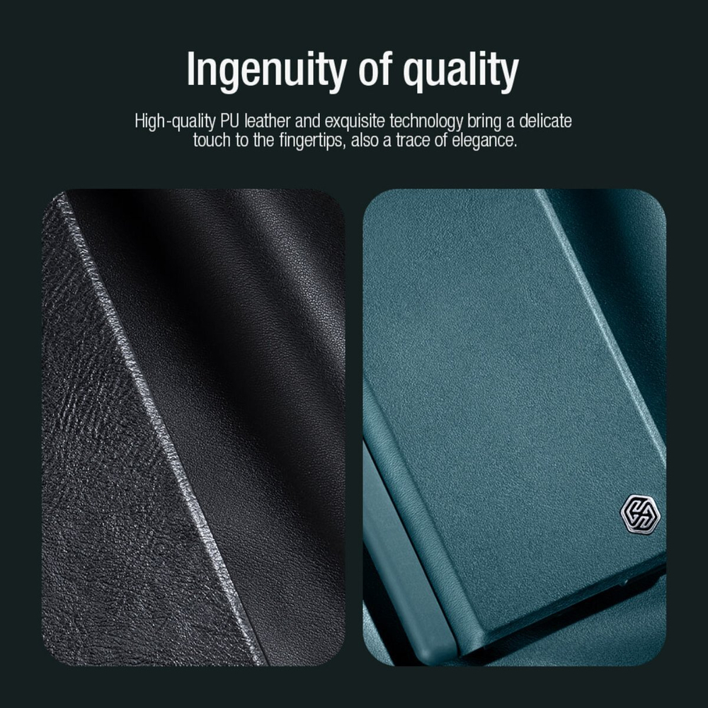 Кожаный чехол-книжка Nillkin Leather Qin Pro для Samsung Galaxy Z Fold 5
