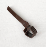 Кронштейн для второй направляющей d35 мм (хомут), цвет коричневый