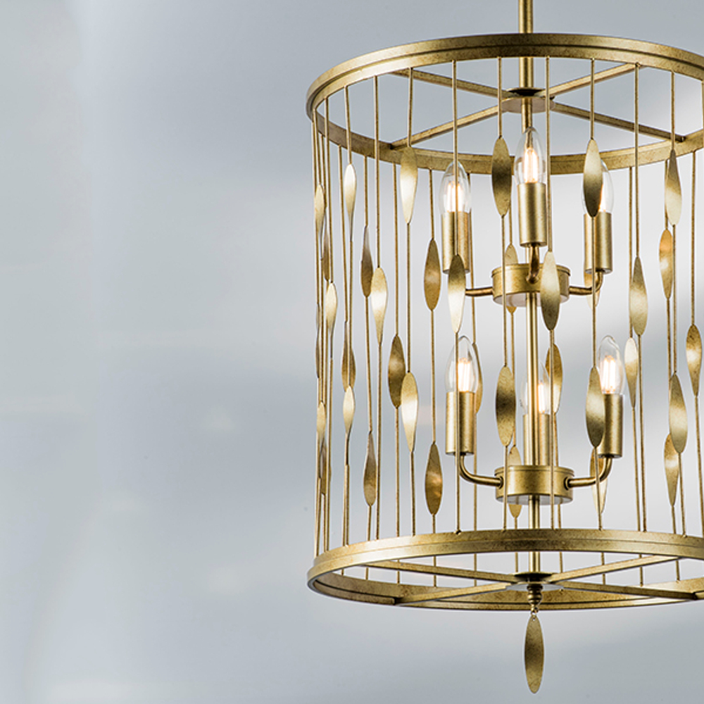 725163 Люстра FIRENZE 6х40W E14 ЗОЛОТО