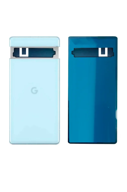 Задняя крышка для Google Pixel 7A голубой (Sea) без стекла камеры