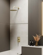 Встраиваемый смеситель для душа с тропическим душем ALEXIA K3618012OC золото