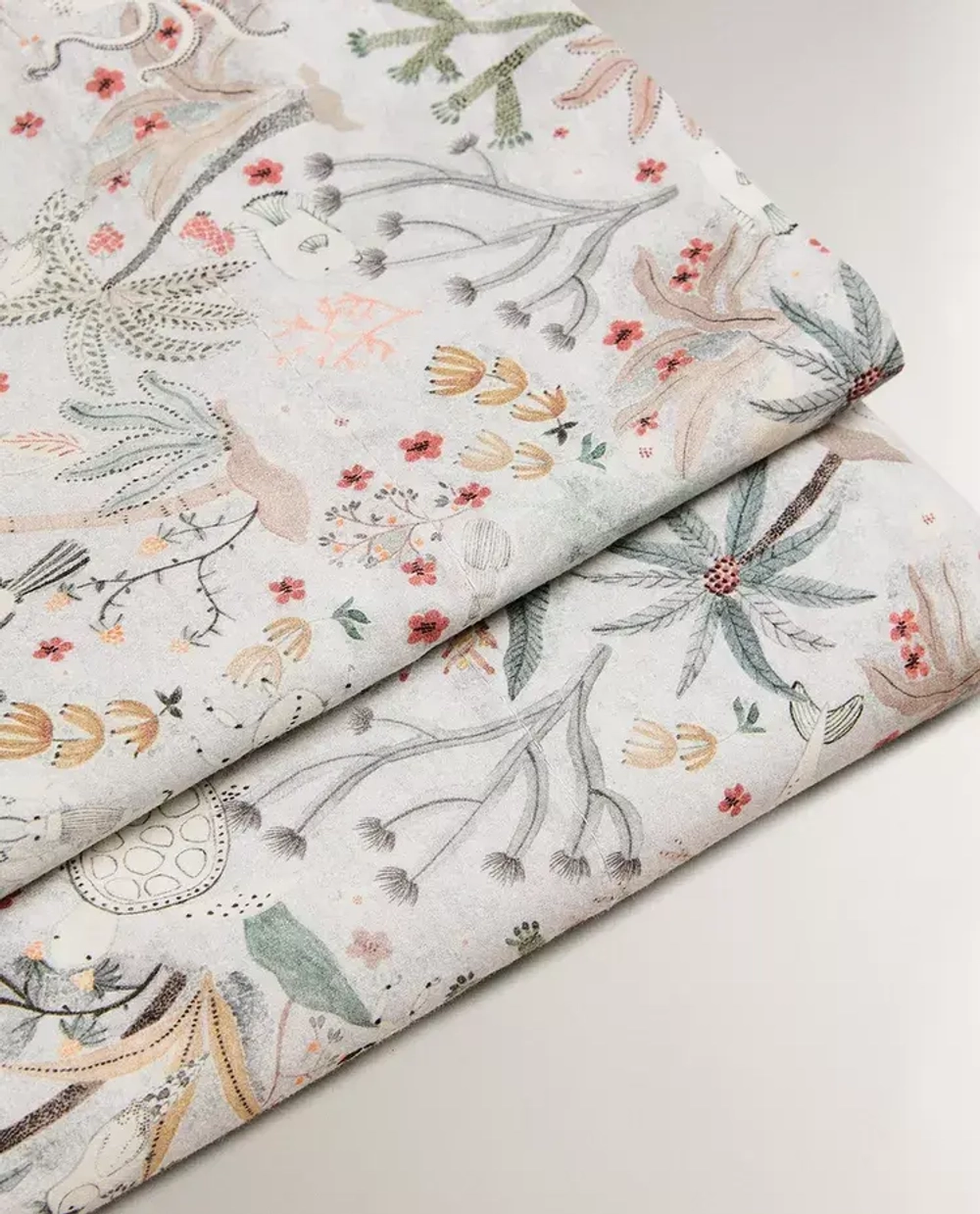 ZARA HOME ДЕТСКАЯ ПРОСТЫНЯ С ПРИНТОМ, РАЗНОЦВЕТНЫЙ