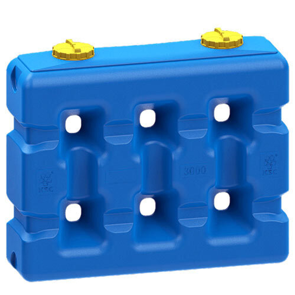 Емкость Пласт Инжиниринг прямоугольная 3000 л. вертикальный (2700x750x2050см;синий) - арт.560097