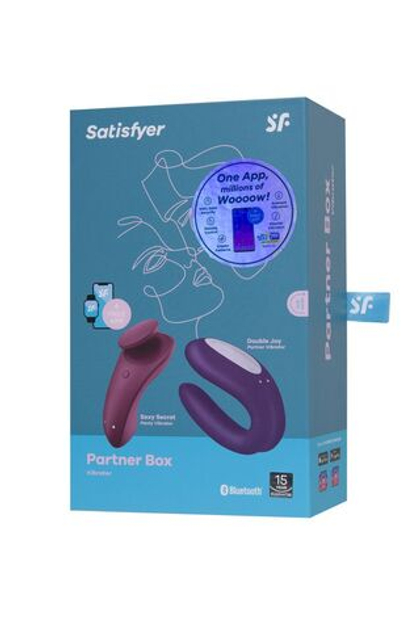 Набор Satisfyer Box 1 Connect App (Double Joy + Sexy Secret)