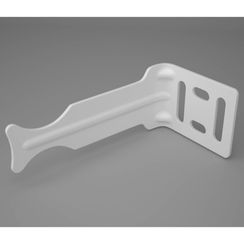 Комплект кронштейнов угловых для радиатора отопления (белый)