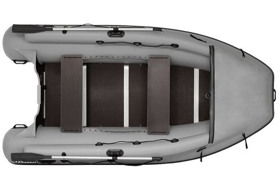 Надувная лодка Фрегат M-430 F серая