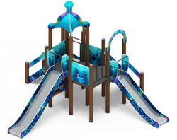 Детский игровой комплекс Морской ДИК 2.17.04-01 Н-900 Н-1200 Н-1500