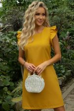 Платье Романтика (горчица) П13469-19М LT Collection