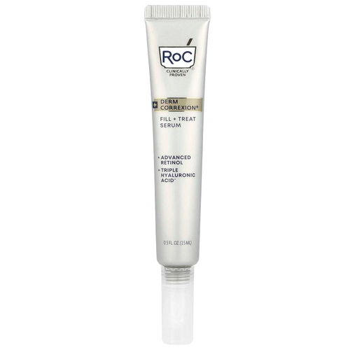 RoC, Derm Correxion®, сыворотка Fill + Treat, улучшенный ретинол и тройная гиалуроновая кислота, 15 мл (0,5 жидк. Унции)