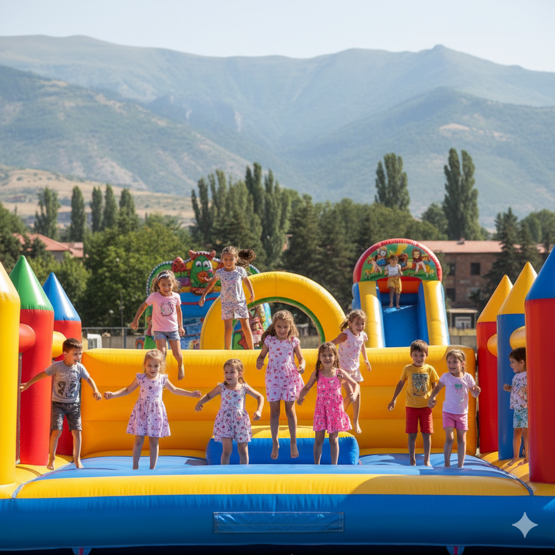 Надувной батут купить в Степанаване – БатутМастер