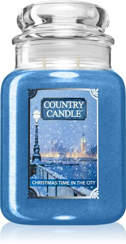 Country Candle Christmas Time In The City - ароматическая свеча /   680  g  / GTIN 846853075600
