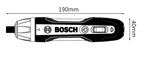 Аккумуляторная отвёртка BOSCH GO 2.0 PROFESSIONAL 06019H2100