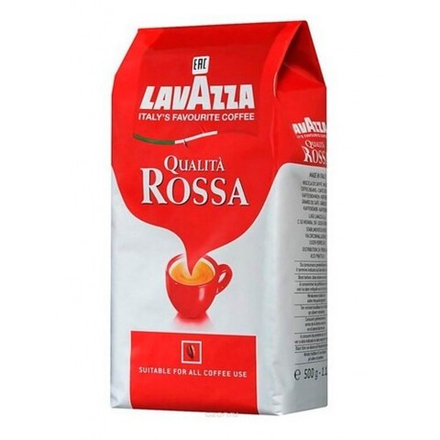 Lavazza Qualita Rossa, зерно, 500 гр.