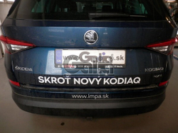 Фаркоп оцинкованный Galia S120A для Skoda Kodiaq 2WD, 4WD 2017-(паспорт и сертификат в комплекте)(без электрики)