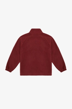 Halfzip RAFF Fleece Jacket BRICK, Бордо