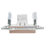 SKANDY Выключатель 1-клавишный кнопочный 10А SK-V14Sa песочный IEK