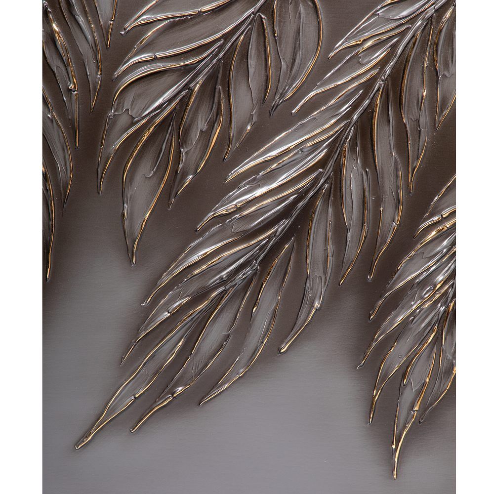 Тумба прикроватная Тропик Стайл Серый Голд левая