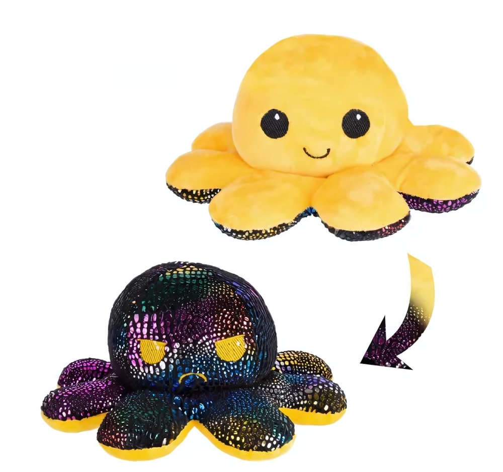 Осьминожка желтая 18*18*10 см. (Fansy)