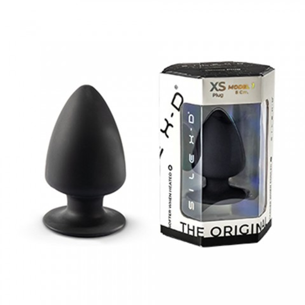 Анальный плаг SILEXD MODEL 1, черный XS (8х3,1 см)