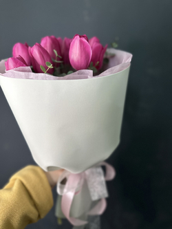 Букет из 9 тюльпанов🌷