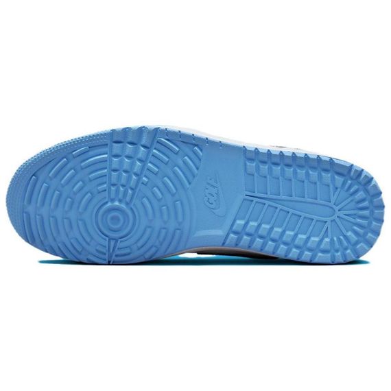 Jordan Air Jordan 1 Кроссовки для скейтбординга Низкие Синий Белый Черный Унисекс