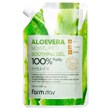 FarmStay Гель смягчающий с экстрактом алоэ - Aloe vera moisture soothing gel, 100мл