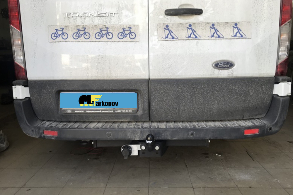 Фаркоп для Ford Transit фургон 2014- Тип шара: F. Нагрузки: 2500/120 кг, FD 32